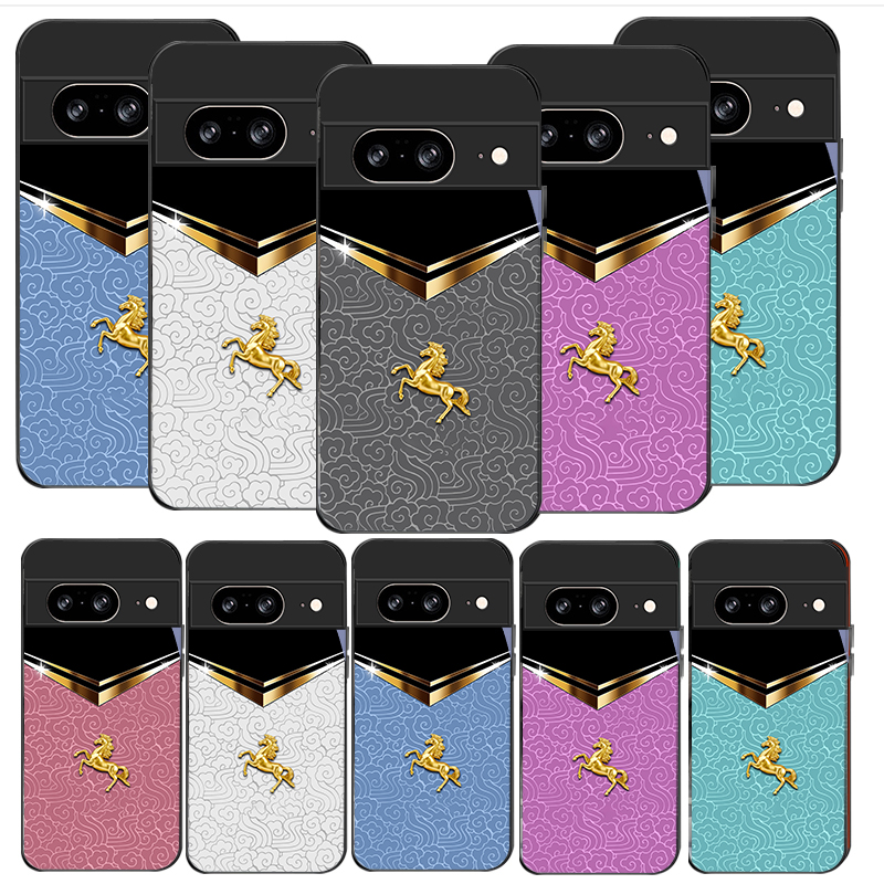 Google Pixel 9 - Capa de Telefone em Vidro Preto