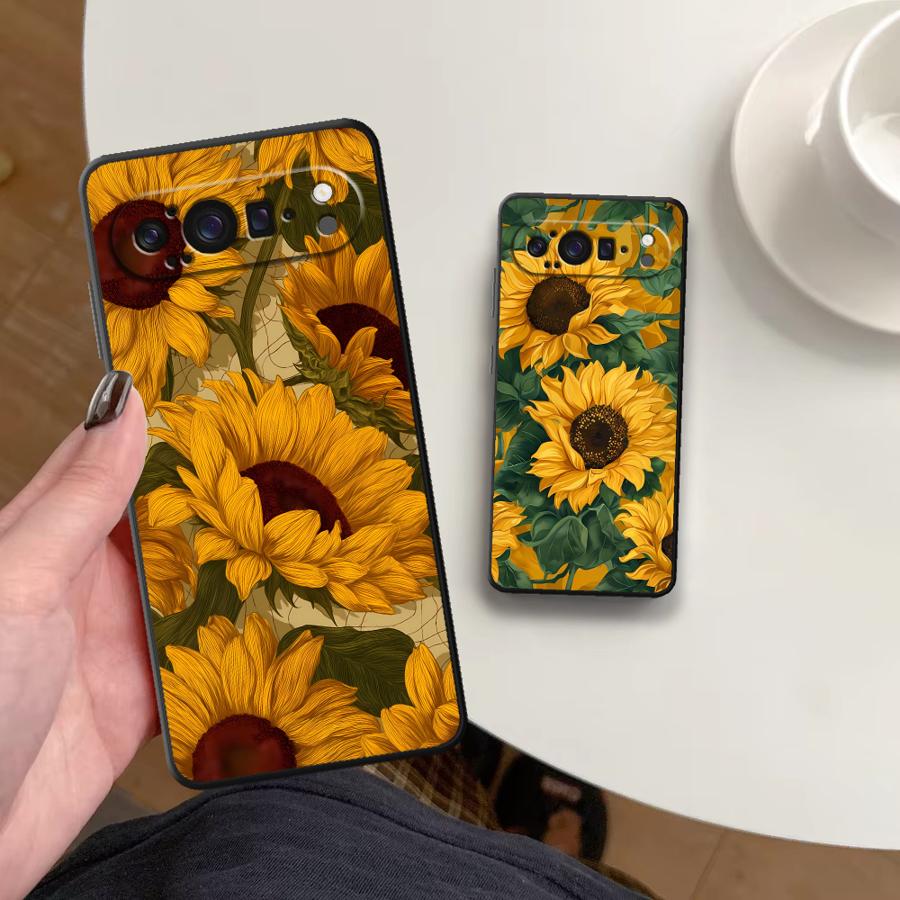Google Pixel 9 - Capa de Telefone Sunflower Sea Funda