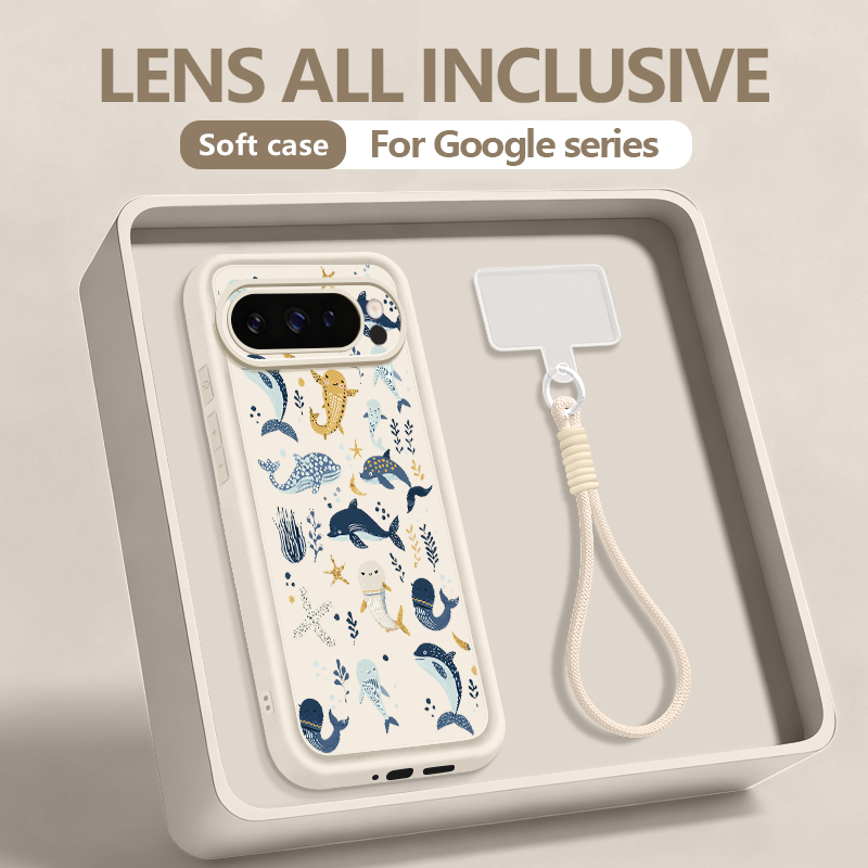 Google Pixel 9 - Capa de Telefone em TPU com