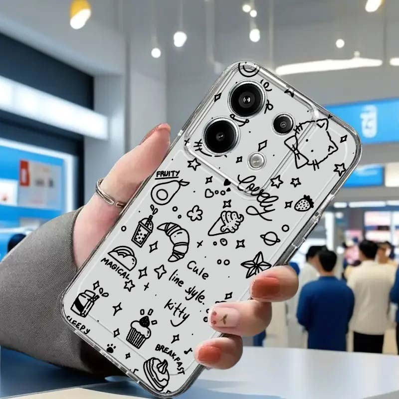 Xiaomi Redmi Note 13 - Capa de Telefone com Ilustração de