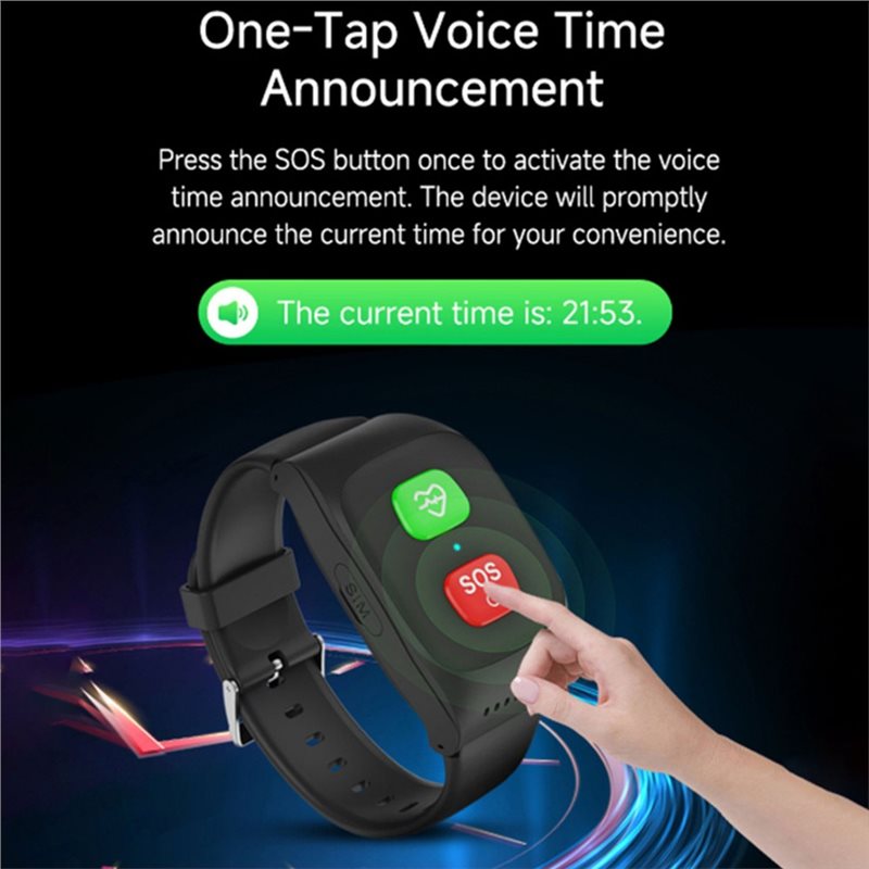 Relógio GPS 4G para Idosos com - Fall Detection Watch avaliação e preço