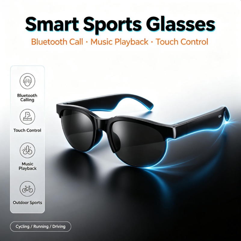 Óculos de Sol Inteligentes com - Smart Glasses Lens avaliação e preço