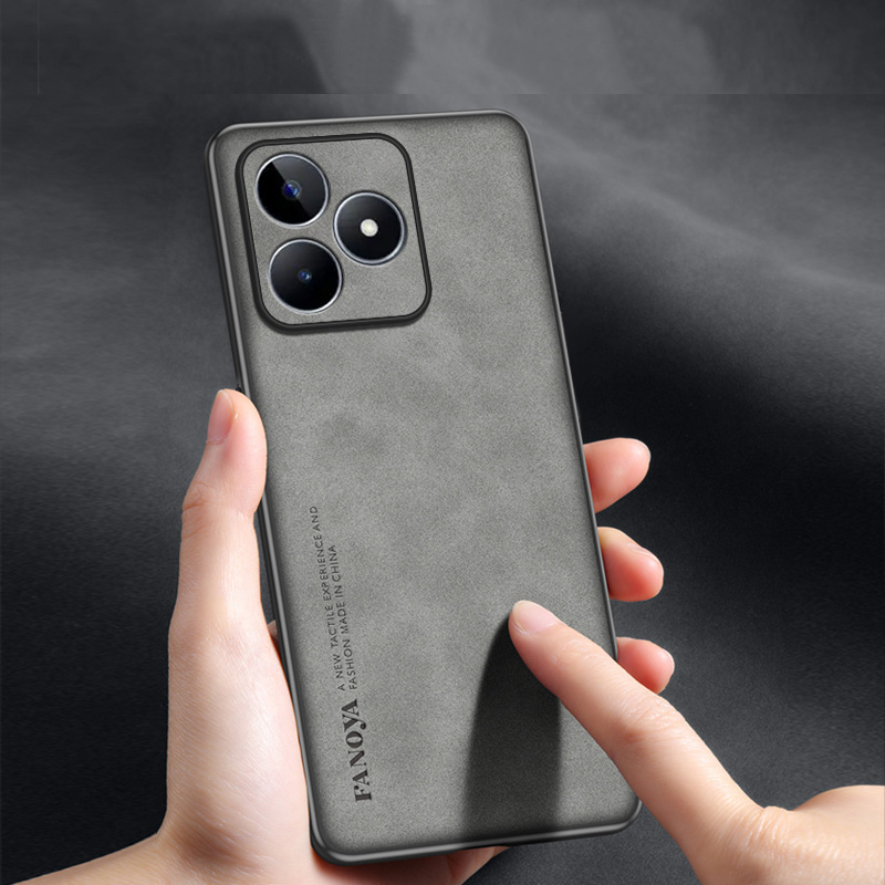 Estojo de couro fosco à prova  - Realme Note 50 avaliação e preço