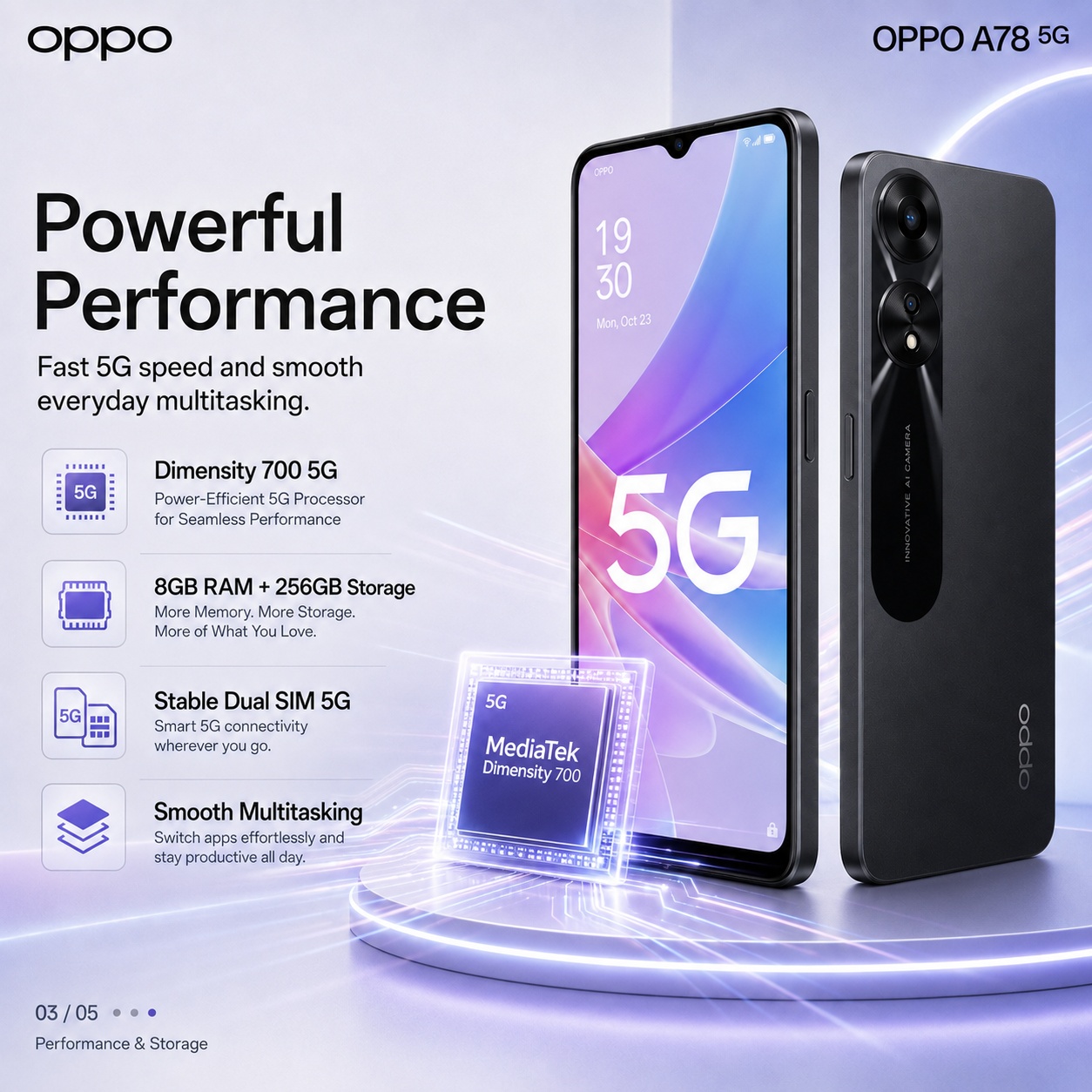 Novo Smartphone OPPO A78 5G 8G - Oppo A78 avaliação e preço