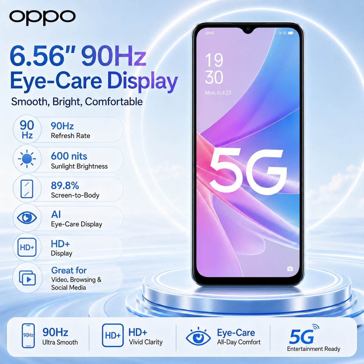 Novo OPPO A78 5G 8GB+256GB 202 - Oppo A78 avaliação e preço